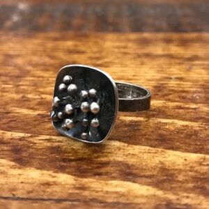 Vintage 1970s Modernist Ring signed by Erik Granit & Co